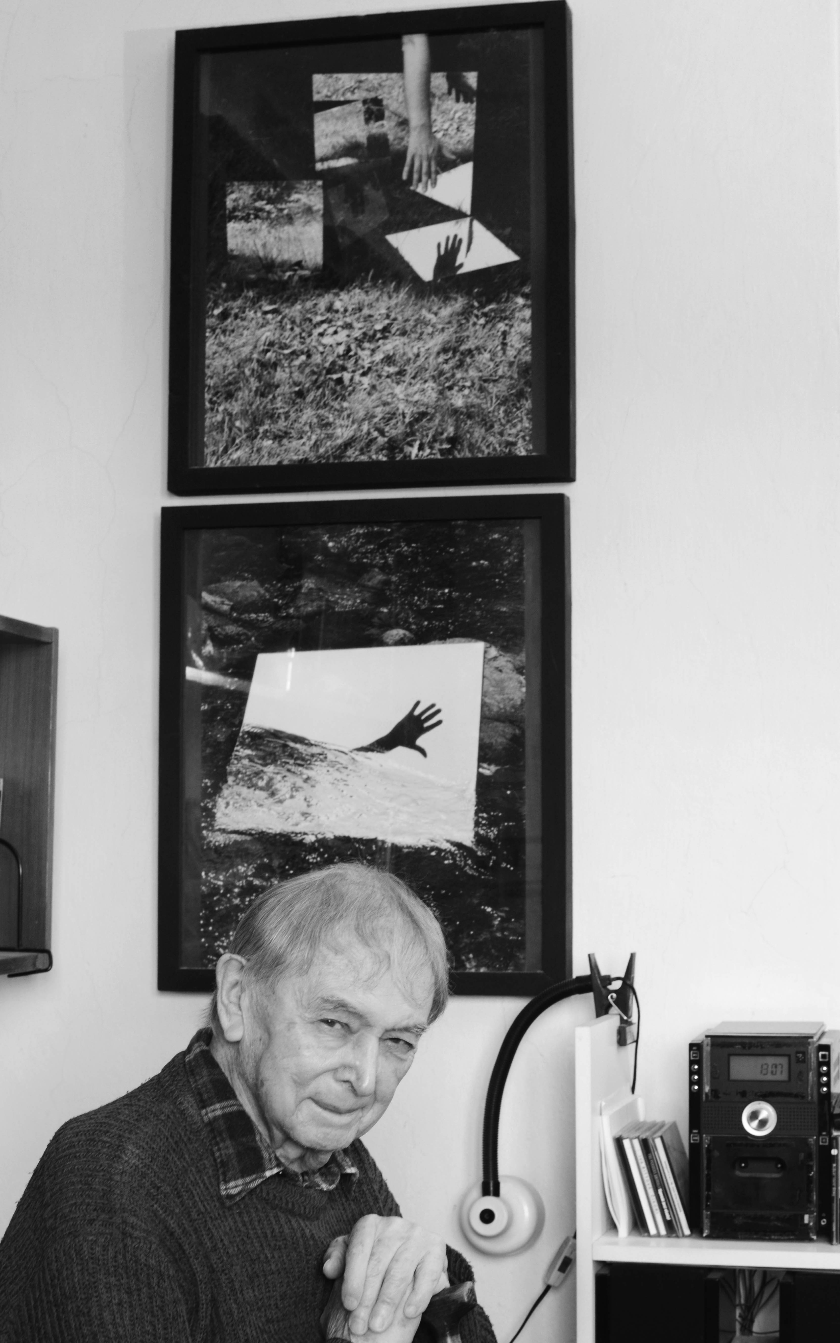 Alexandr Salický ve svém bytě